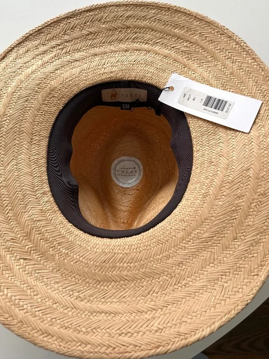 Veronica Beard Freya Wheat Hat S/M - Picture 5 of 6